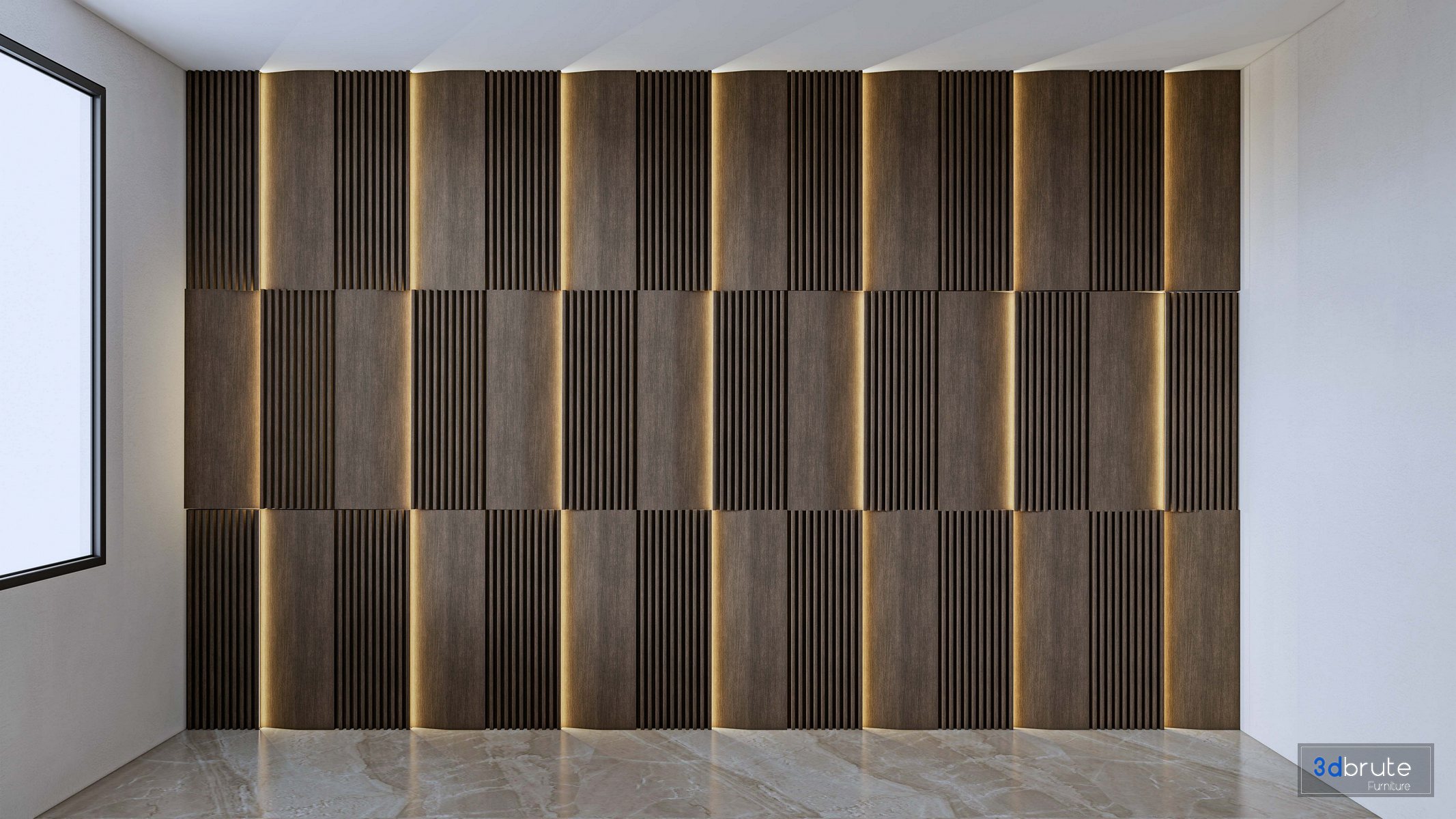 3D wall panels variety