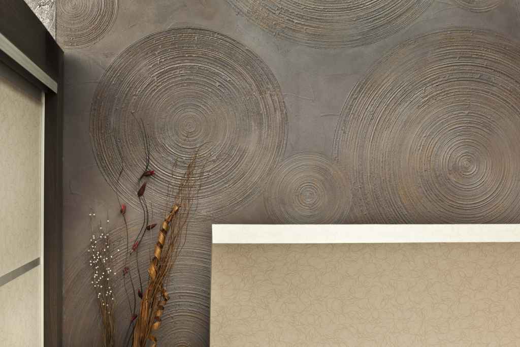 Textured paint finishes